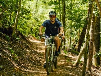 Leisure mountain bike trail at Climbworks