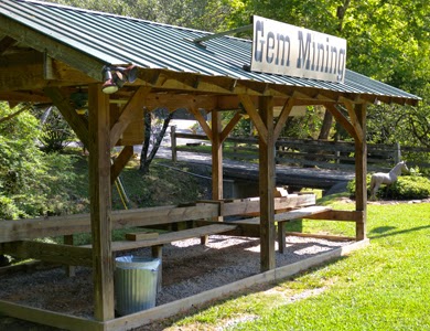 Gem Mining at Big Rock Dude Ranch.