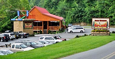 Party house for groups at Smoky Mountain Ziplines