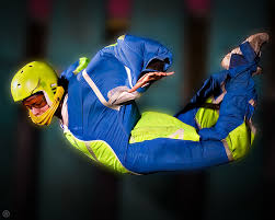 flyaway indoor skydiving Blue flyer