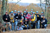 Experienced zipline guide at this outdoor attractions