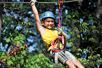 Kids love zipping in Pigeon Forge TN