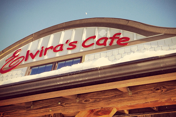 elviras cafe wears valley sevierville tn sign