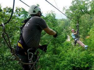Smoky-Mountain-Zipline-em-ziplining sister-zipling