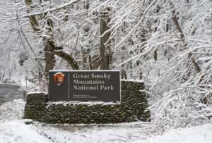 Great Smoky Mountain National Park Snow Day
