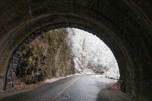 Smoky Mountain Snow Day Drive