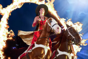 Dolly Parton Stampede Ring of Fire Horse