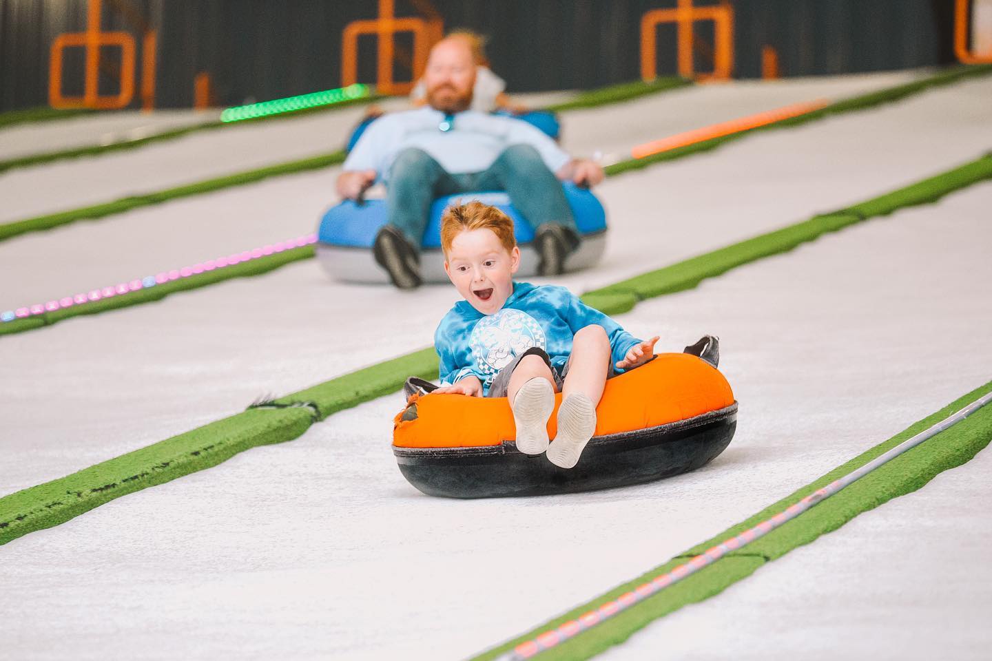 Pigeon Forge Snow Tubing Kid