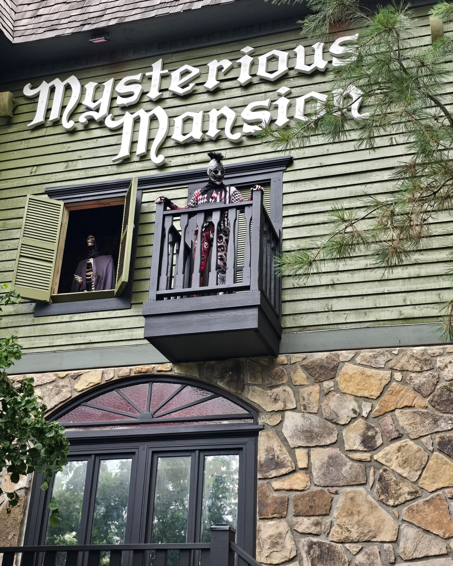 Mysterious Mansion Balcony Photo