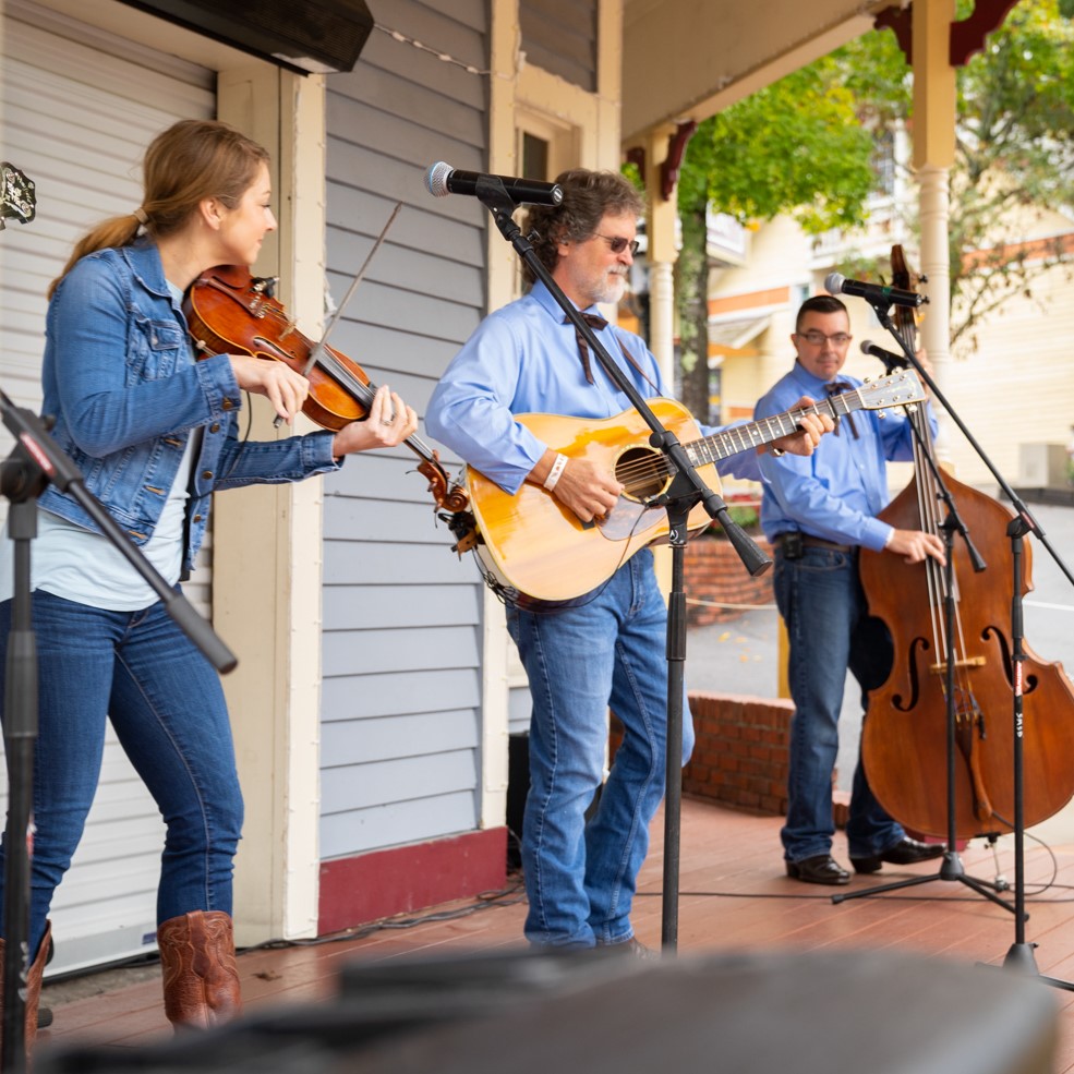 Band Playing At Dollywood Harvest Festival