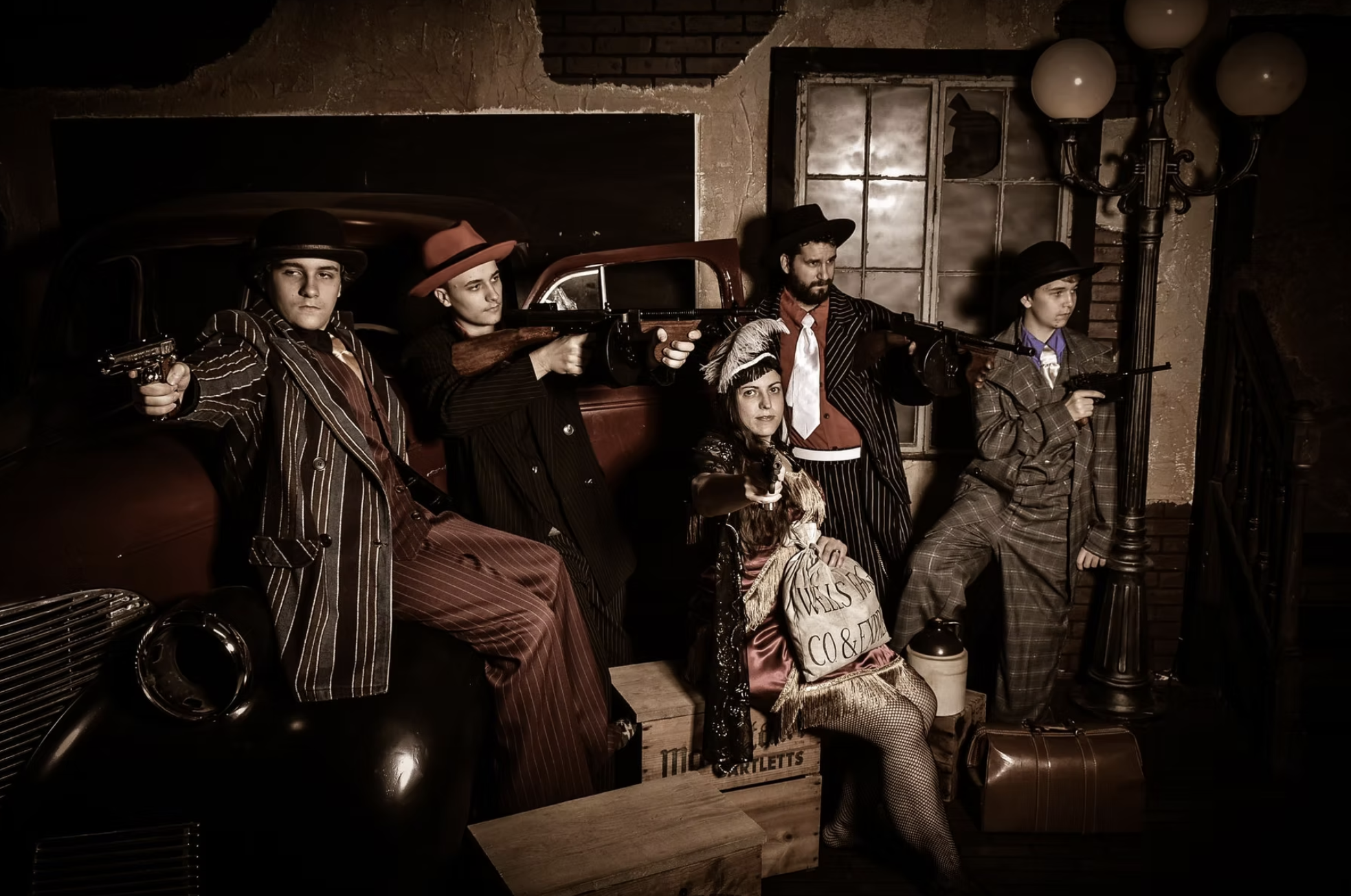 Four Bandits Old Time Photo Group