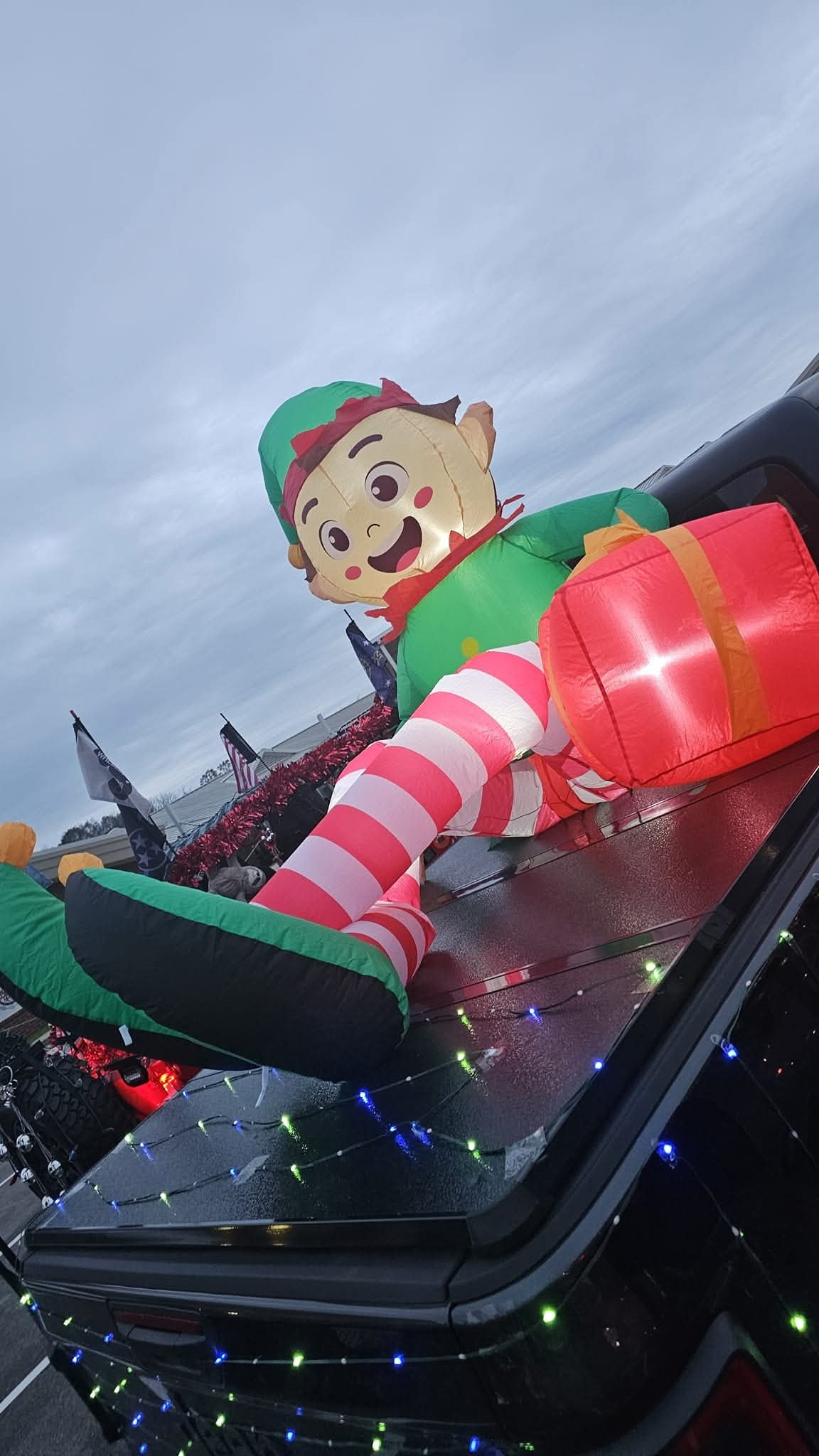 Jeep Wrangler Elf Christmas