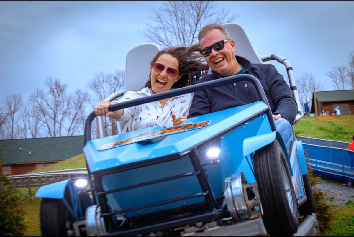Rowdy Bear's Smoky Mountain Snowpark Snow Coaster Ride