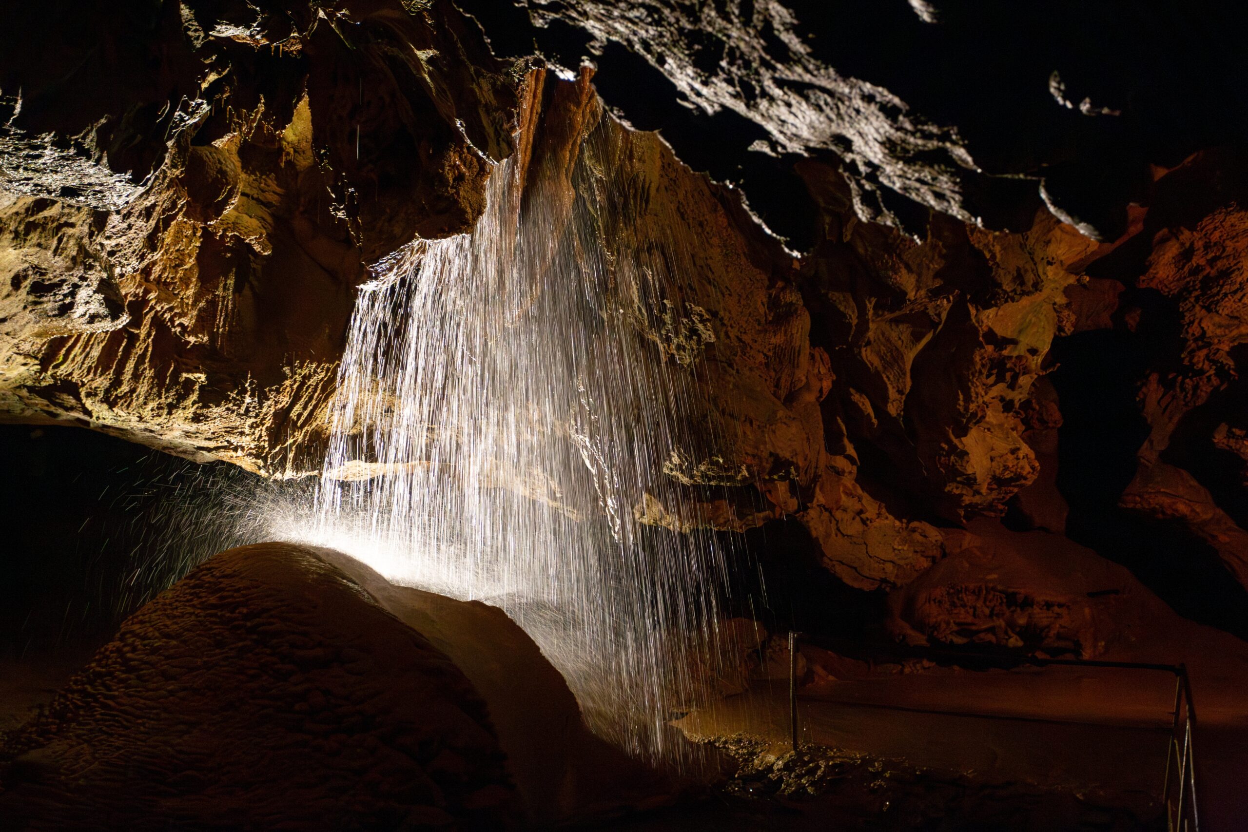 Cave Waterfall in Smoky Mountains