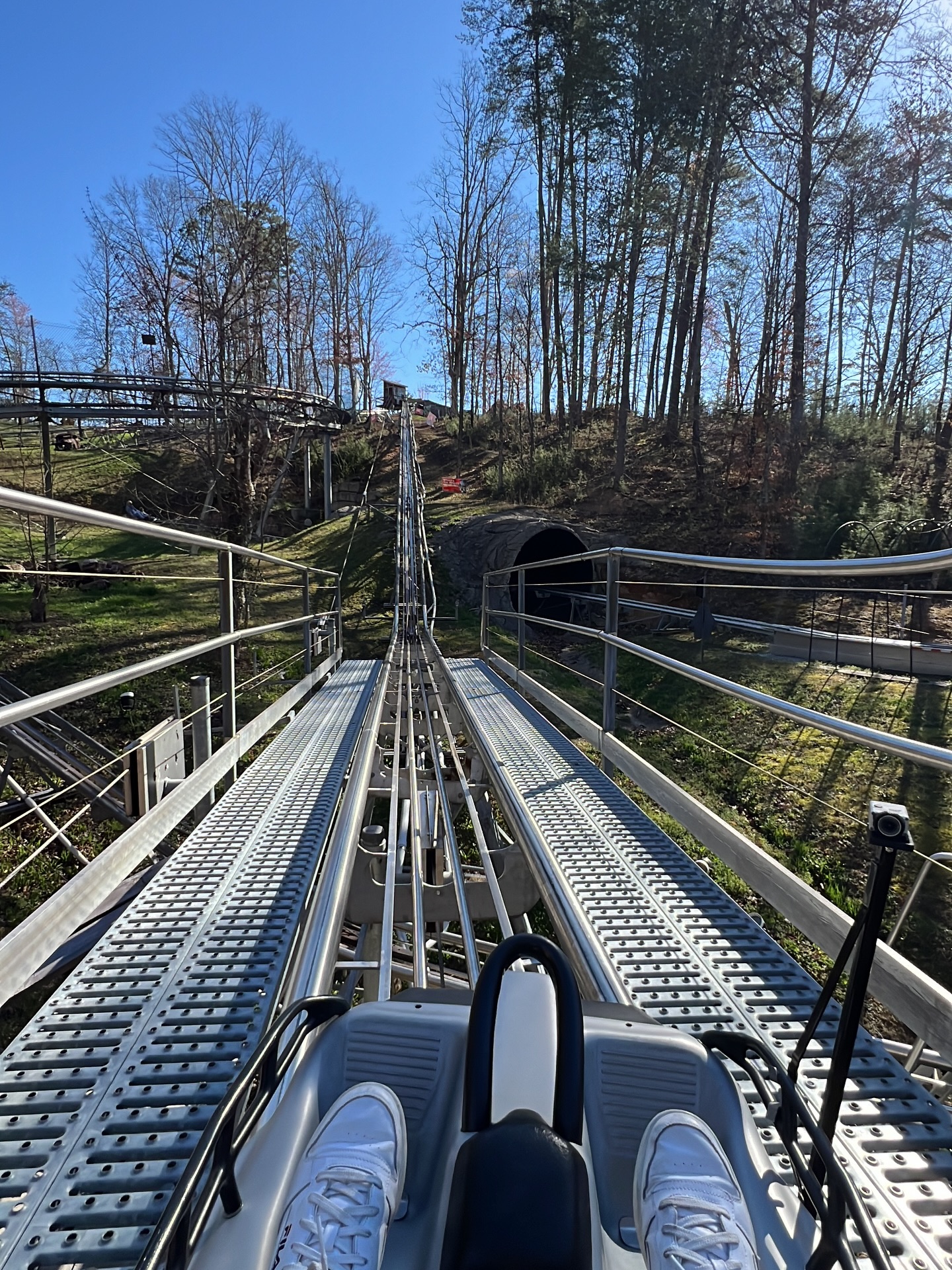 Coaster View from Mountain Coaster in the Smokies