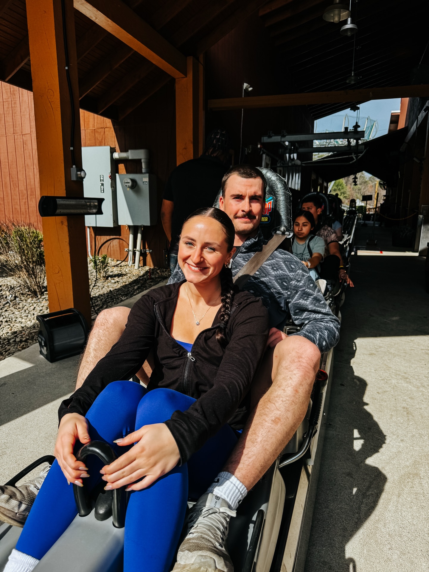 Couple on Mountain Coaster