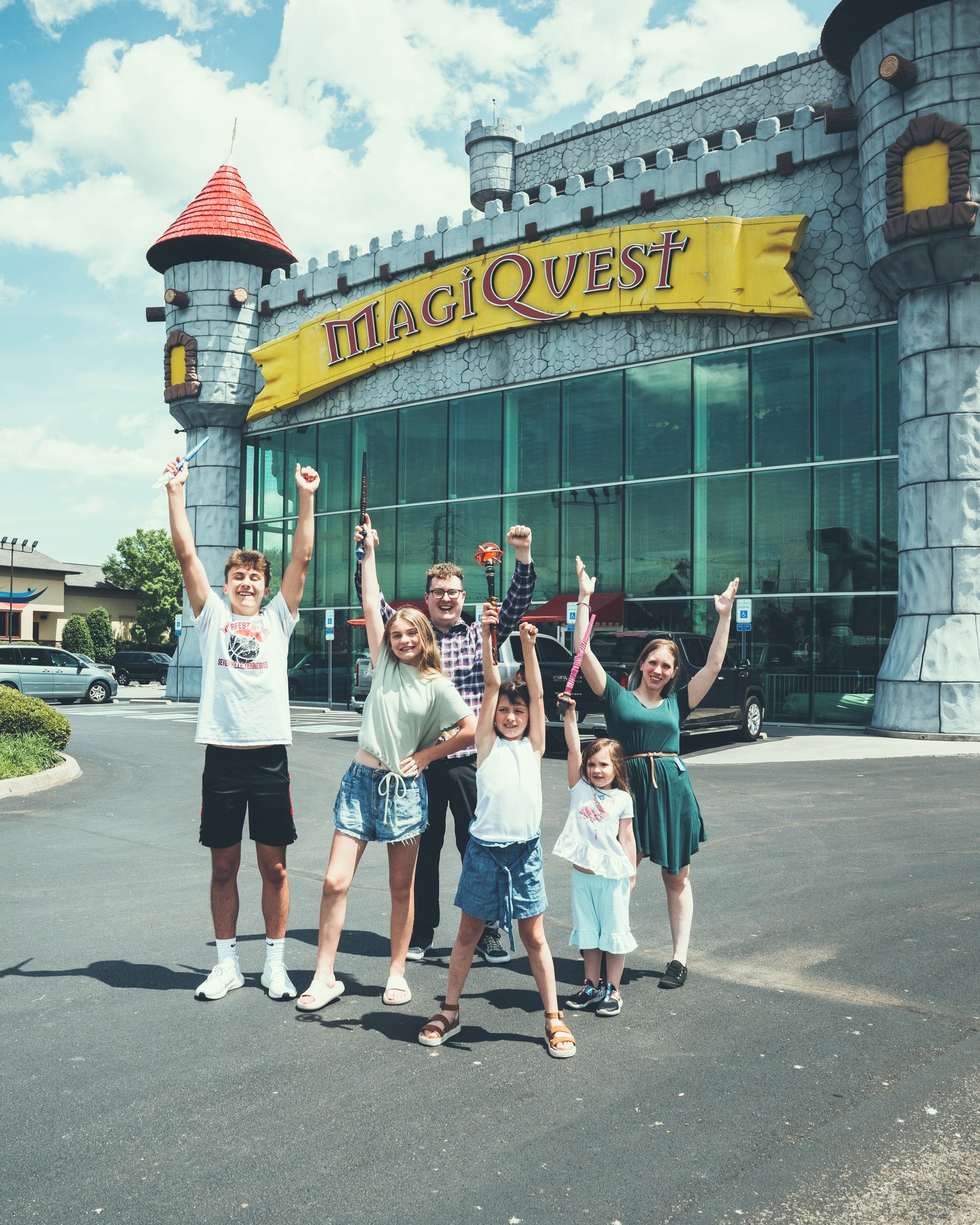 MagiQuest Family Photo