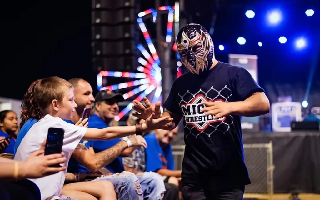 Masked Wrestler at Micro Wrestling Federation