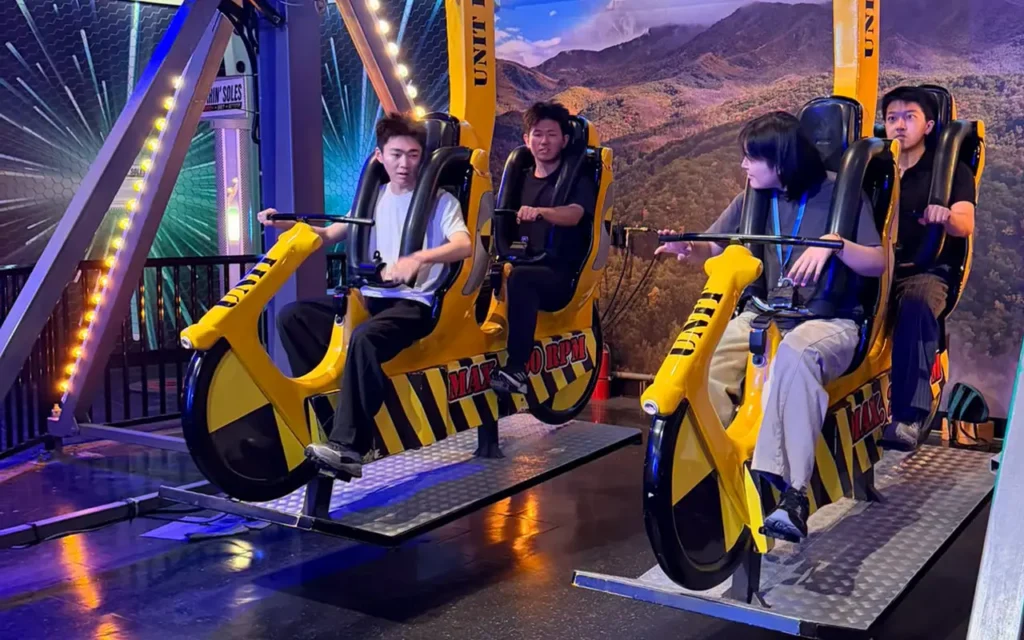 People on Ride at Wonderworks
