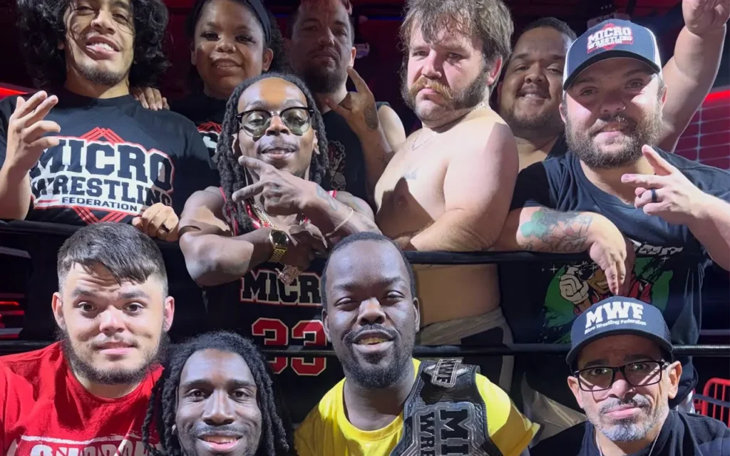 Wrestlers at Micro Wrestling Federation