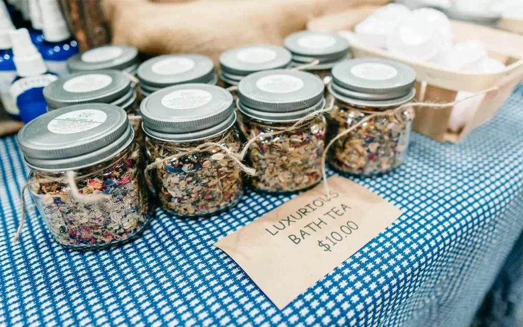 Bath Tea for sale at Gatlinburgs Craftsmens Fair