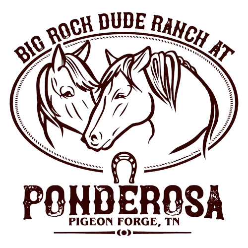 Big Rock Dude Ranch At Ponderosa Logo