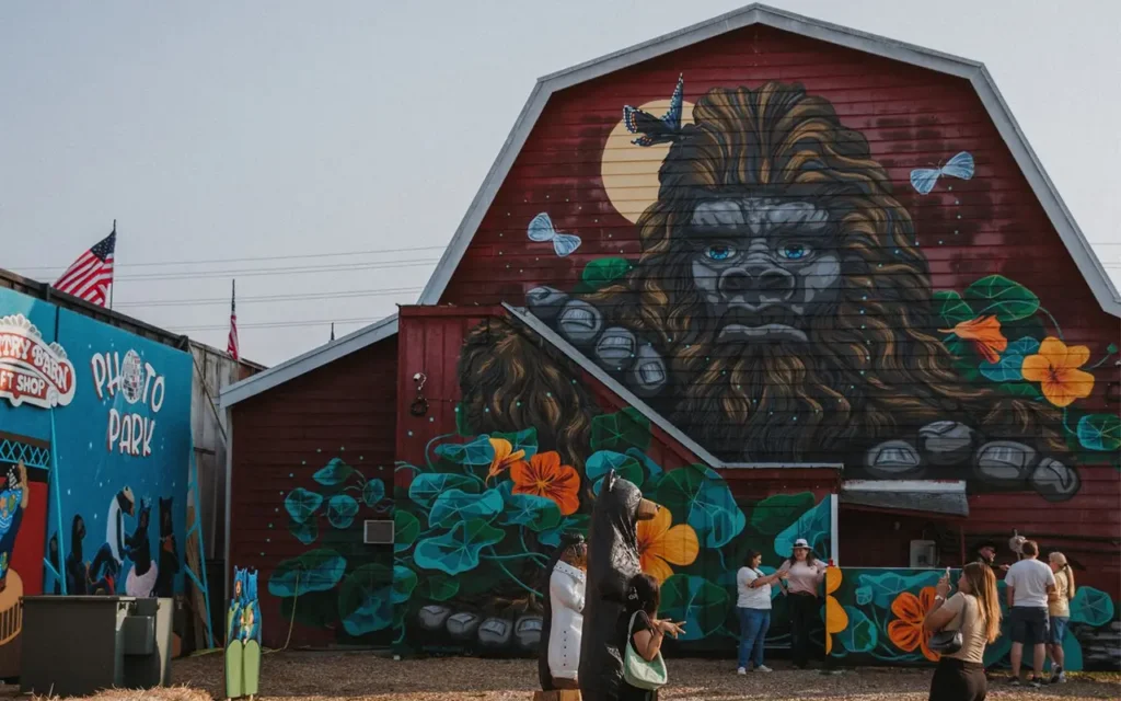 Bigfoot on The Barn at Bigfoot Country Barn