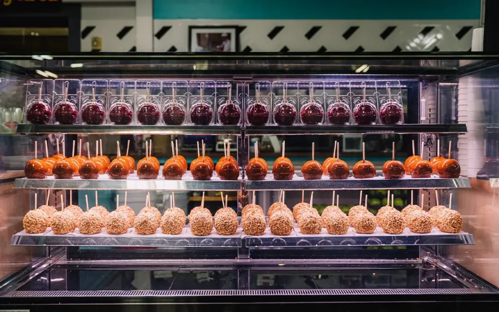 Candy Apples at Three Bears General Store