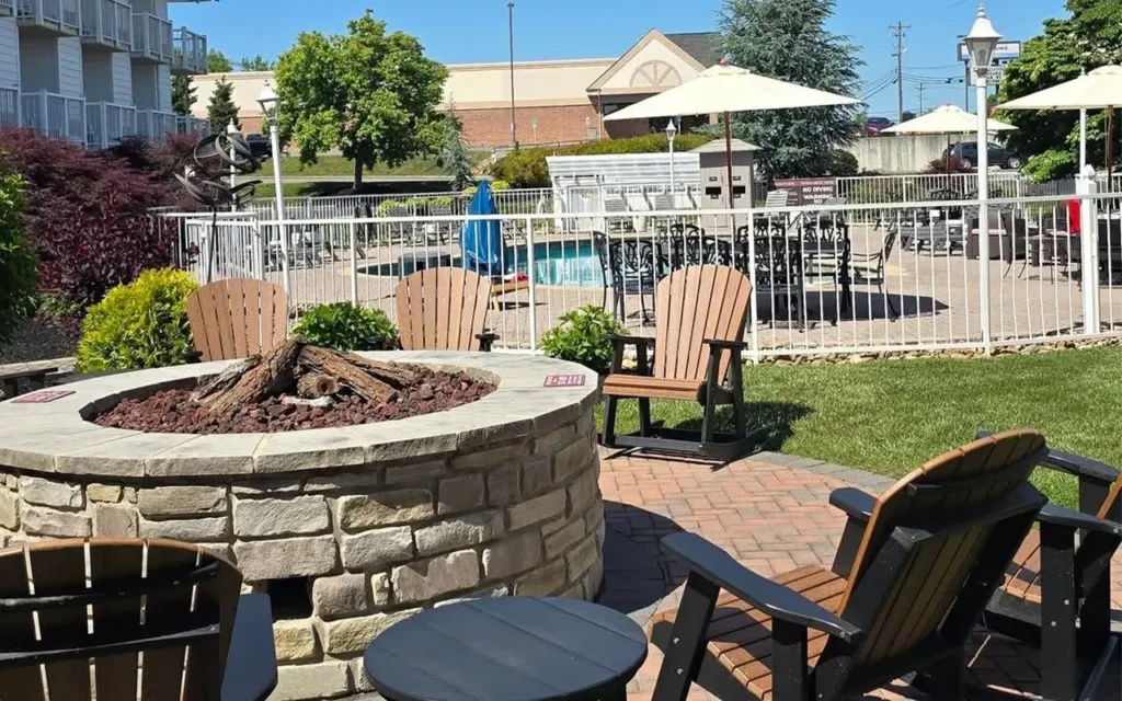 Firepit at The Inn At Apple Valley