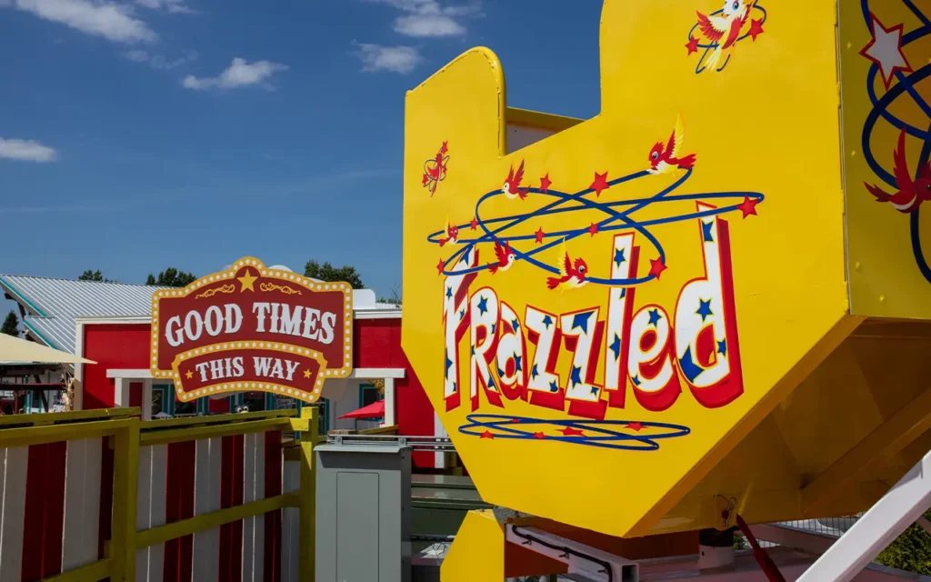 Frazzled Ride at Ride at Rowdy Bears Smoky Mountain Funpark