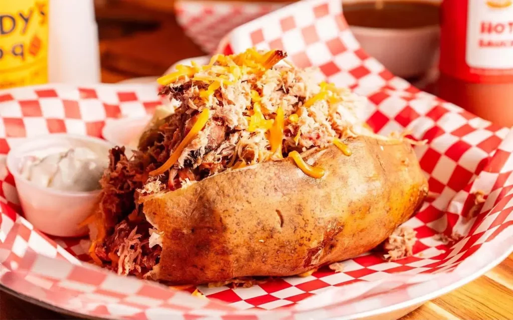 Hawg Back Potato at Buddys BBQ