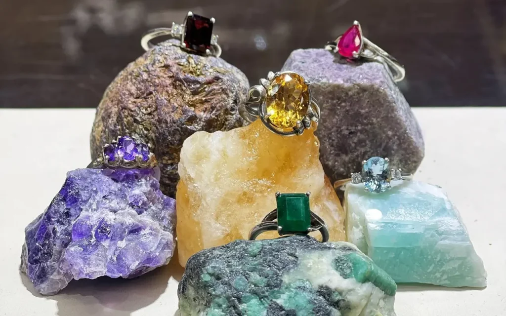 Jewelry Made From Gems at Pigeon Forge Gem Mine
