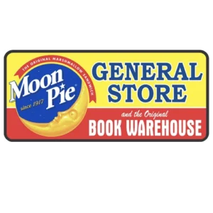 MoonPie General Store and the Original Book Warehouse logo