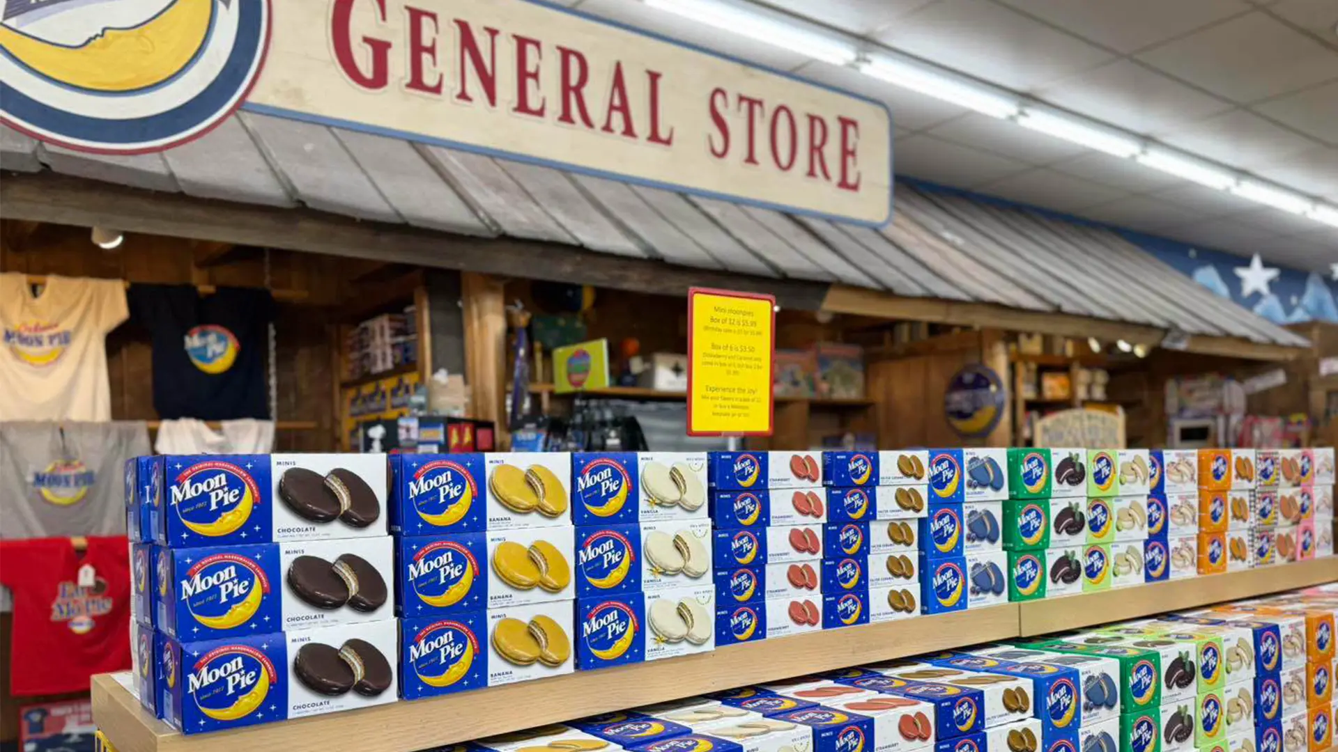 Moonpie General Store and The Original Book Warehouse in Pigeon Forge Tennessee