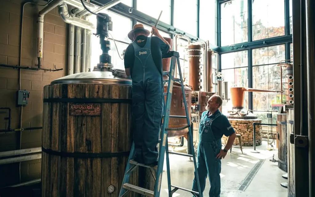 Moonshiners Making Moonshine at Sugarlands Distilling Company