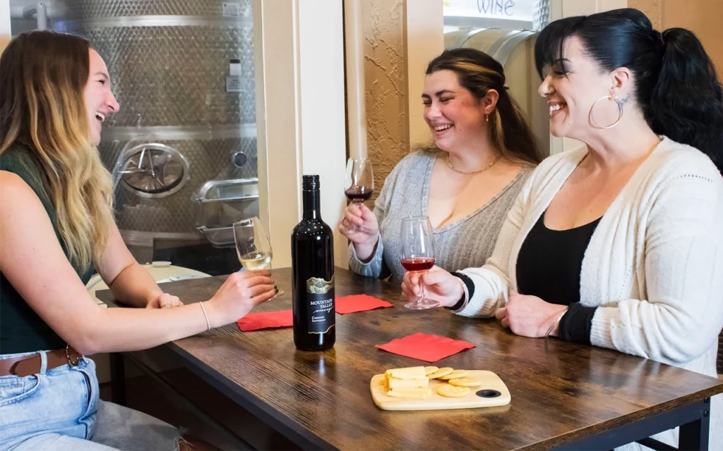 Mountain Valley Winery Friends Wine Tasting