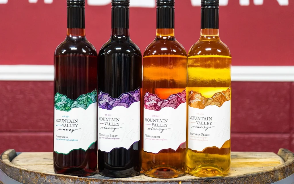 Mountain Valley Winery Fruit Wine Sampler