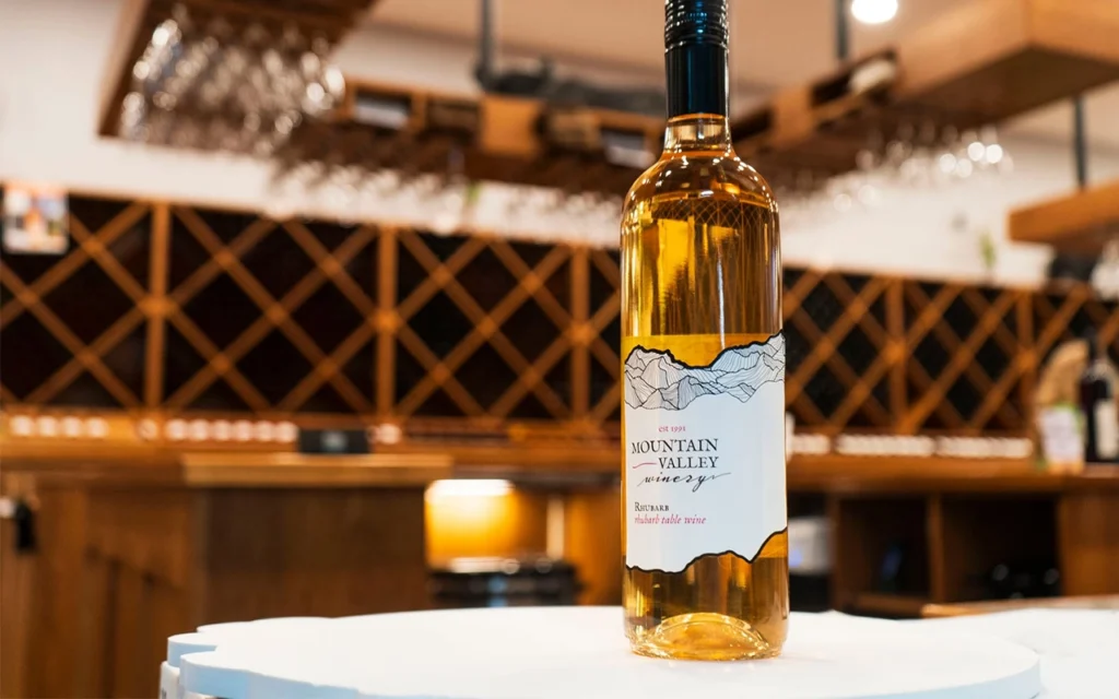 Mountain Valley Winery Rhubarb Table Wine