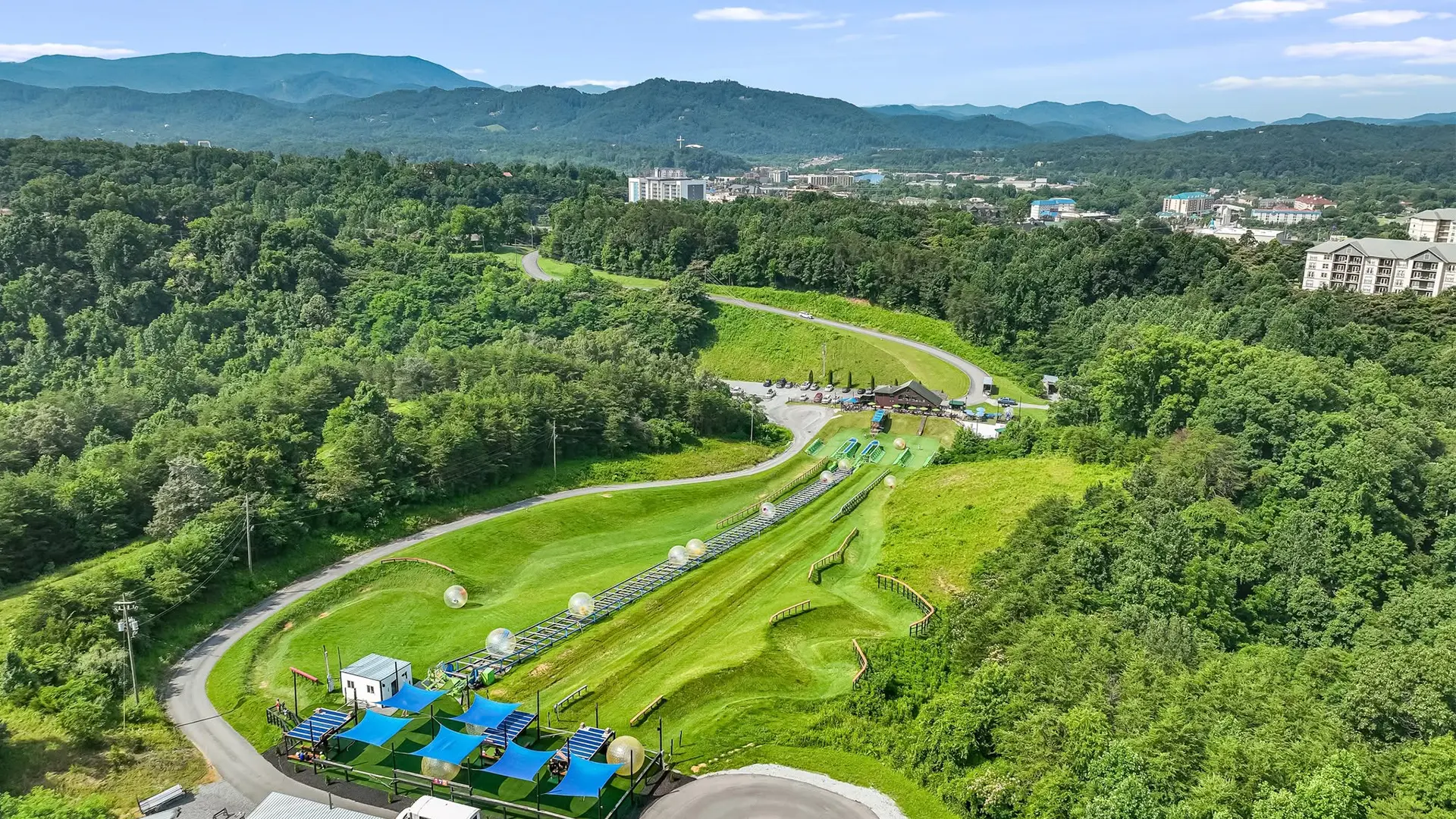 Outdoor Gravity Park in Pigeon Forge Tennessee