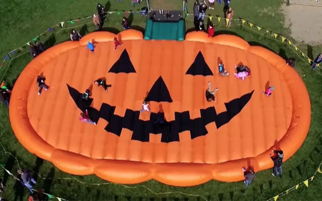 Pumpkin Jump Inflatable at Springtime Farms