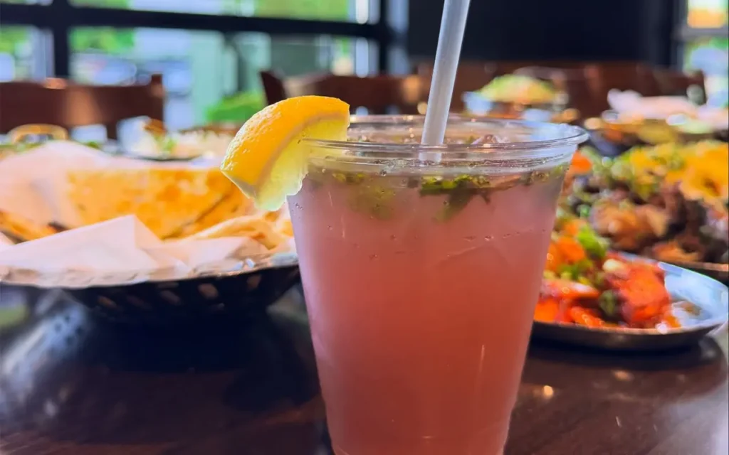 Refreshing Mint Lemonade at Spice Express Indian Kitchen