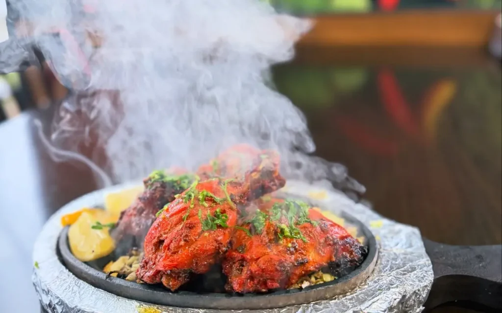 Sizzling Food at Spice Express Indian Kitchen