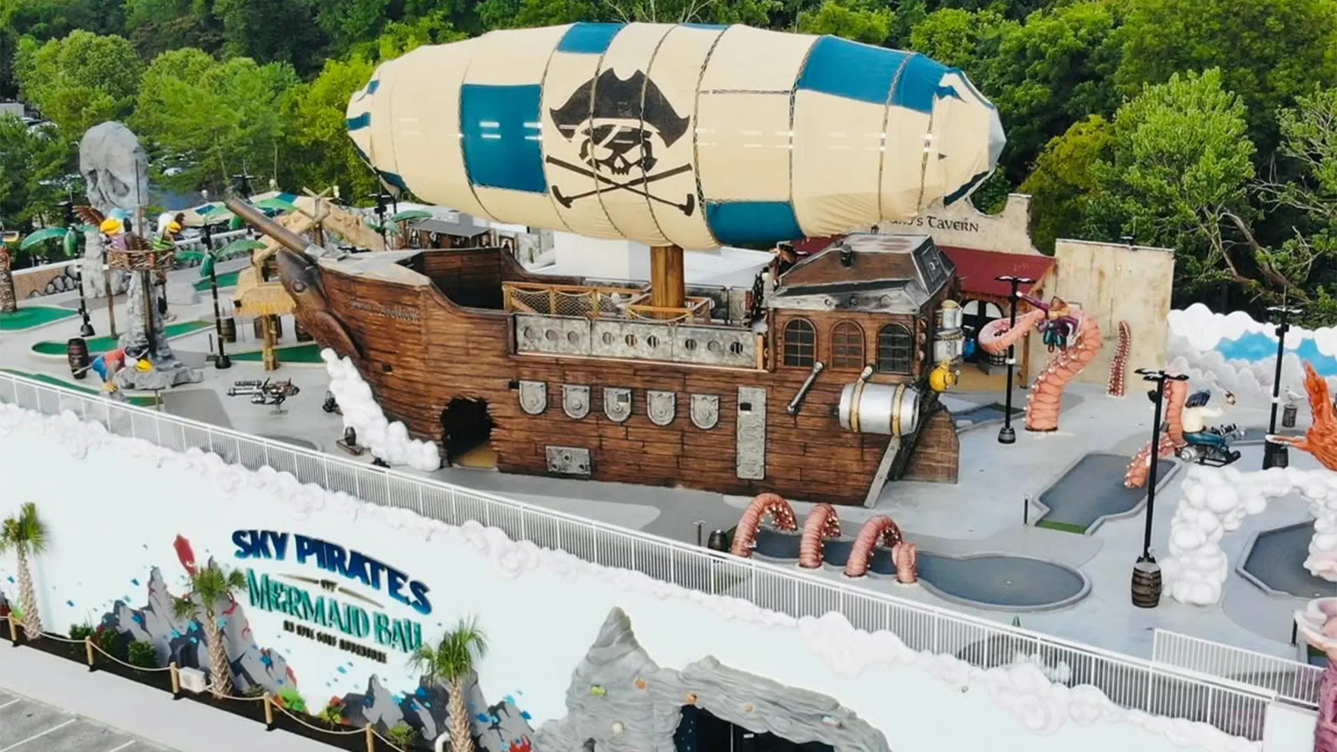 Sky Pirates of Mermaid Bay Pigeon Forge Tennessee