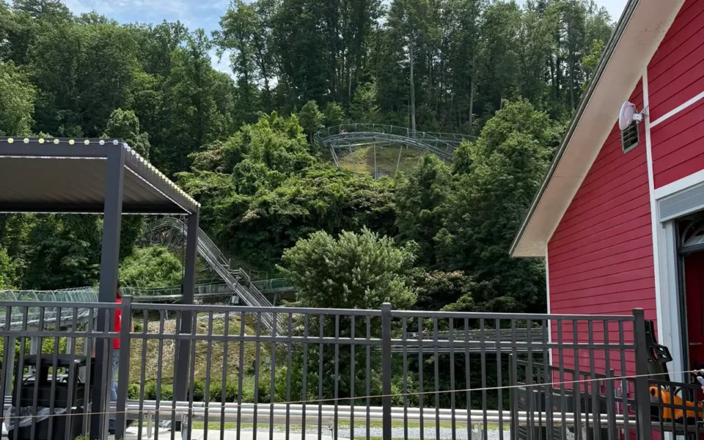 View of Coaster at Smoky Mountain Alpine Coaster