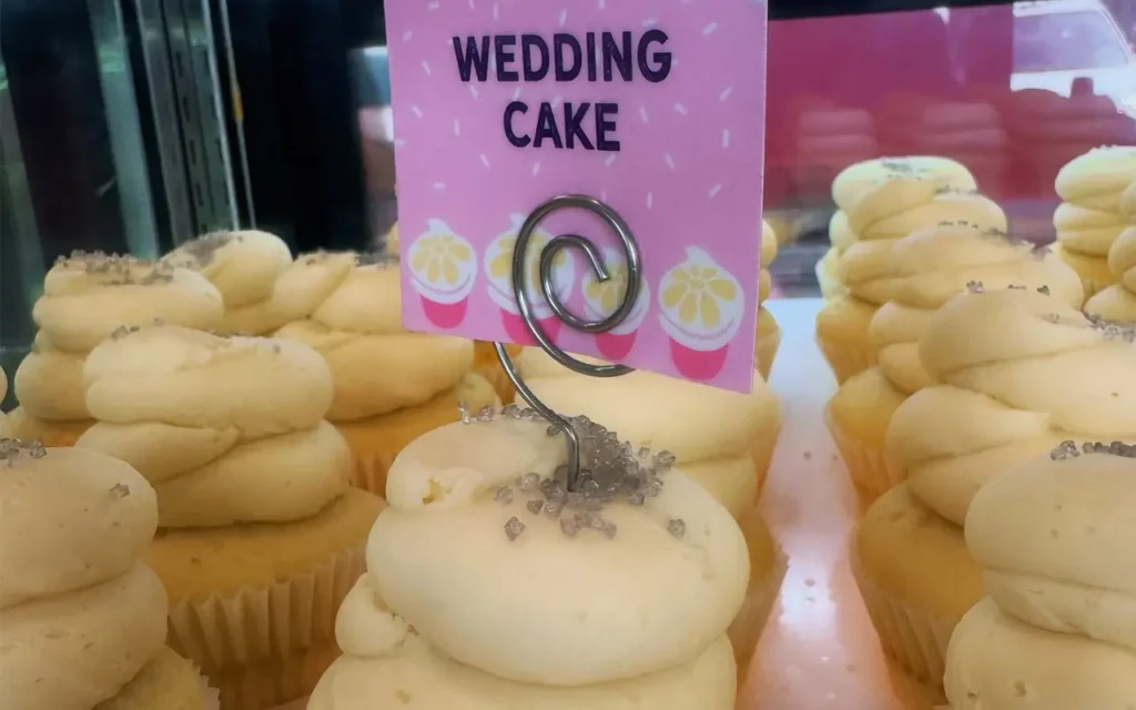 Wedding Cake Cupcake at Gigis Cupcakes