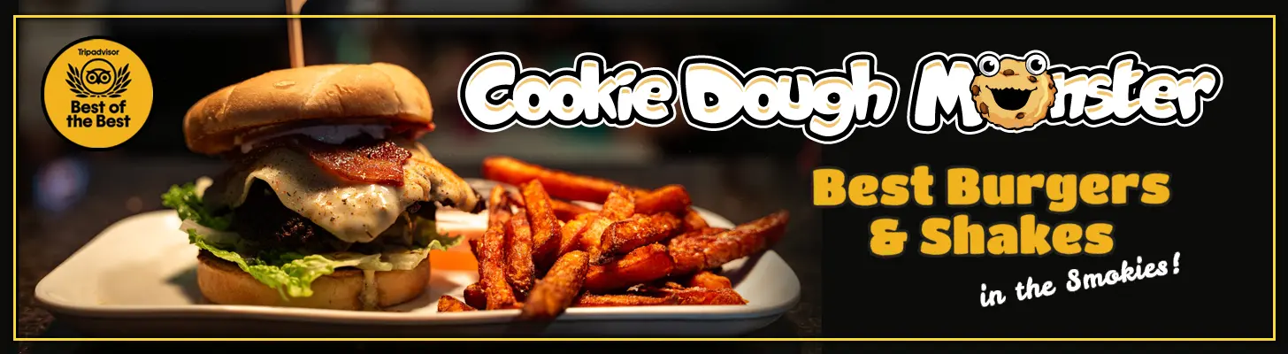 Cookie Dough Monster Burgers and Shakes – Pigeon Forge