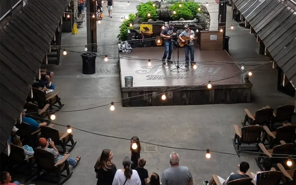 Musicians Playing Music at Ole Smoky Whiskey