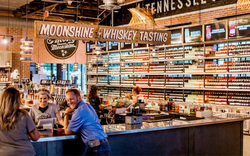 Ole Smoky Moonshine Sampling at Ole Smoky Moonshine